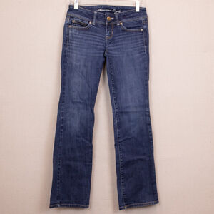 Y2K American Eagle low rise slim boot jeans-0S